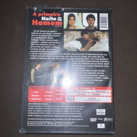 The Graduate (DVD) Dustin Hoffman English and Portugues Language BRAND NEW - Picture 4 of 7